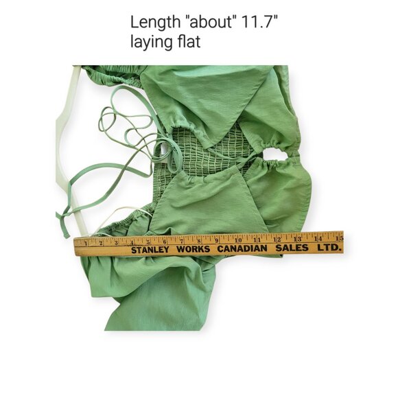 Ruched Cut-Out Croptop by Topshop Size 2 NWOT - Picture 13 of 16